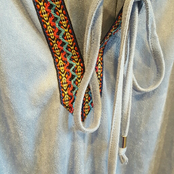 NEW Blue Suede Dress by Love Reign - Picture 2 of 5